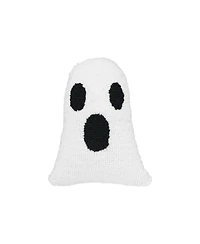 Ghost Shaped Halloween Hooked Small/Petite Accent Pillow, 8" x 10"