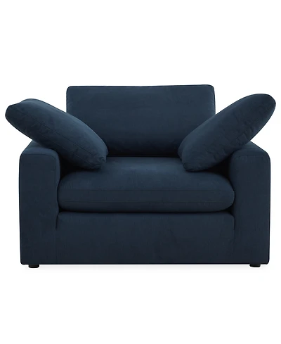 Furniture Fog 55" Fabric Accent Chair