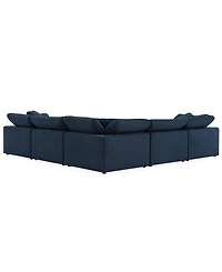 Fog 5-Pc Fabric L Sectional
