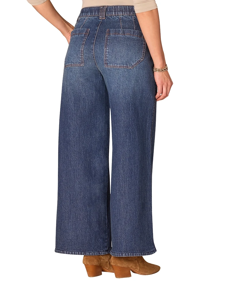 Democracy Women's High Rise Slim Straight "Ab" Solution Jeans