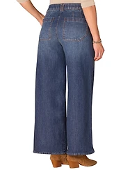 Democracy Women's High Rise Slim Straight "Ab" Solution Jeans