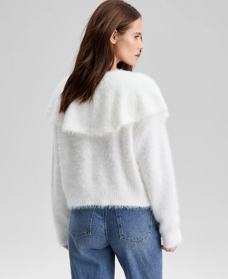And Now This Women's Eyelash Cape Sweater, Macy's Exclusive