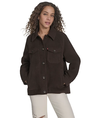 Levi's Women's Regular Wool Blend Shirt Jacket