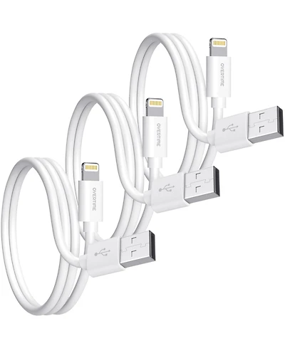 Overtime 4 Ft Lightning Cable 3-Pack Chargers (CE14541A)