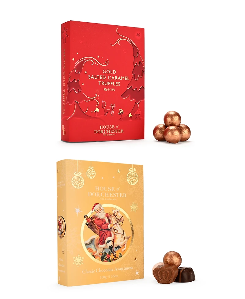 House of Dorchester Holiday Assorted Chocolate Bundle, 90 g