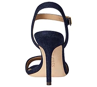 Lauren Ralph Women's Gwen Nappa Stiletto Heel Sandals