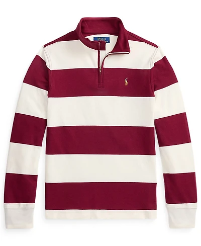 Polo Ralph Lauren Big Boys Striped Cotton Interlock Pullover