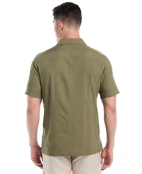 Cubavera Men's Big & Tall Seersucker Stripe Short Sleeves Shirt