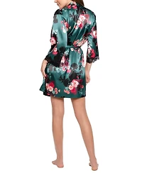 Linea Donatella Women's 2-Piece Estrella Sleeveless Chemise and Wrapper Set