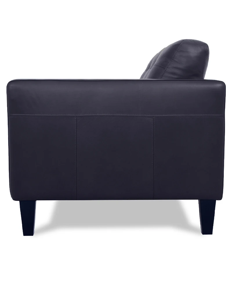 Pezley Leather Arm Chair, Created for Macy's