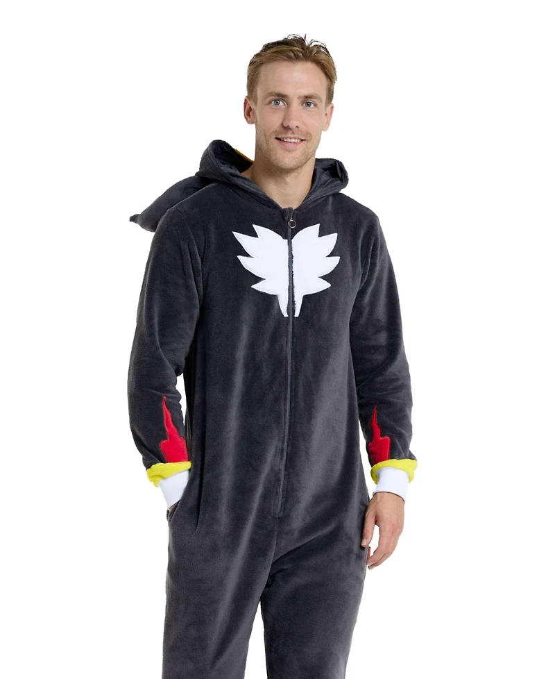 OppoSuits Men's Official Knuckles Union Suit - Sonic the Hedgehog Body for Adults Red