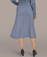 Donna Karan New York Women's Seaming Sweater Skirt