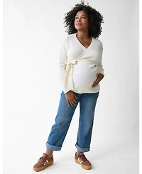 Ingrid + Isabel Maternity Side Tie Nursing Sweater