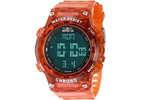 Invicta Men's Invicta Racing Digital Gmt/Alarm Black Dial Watch