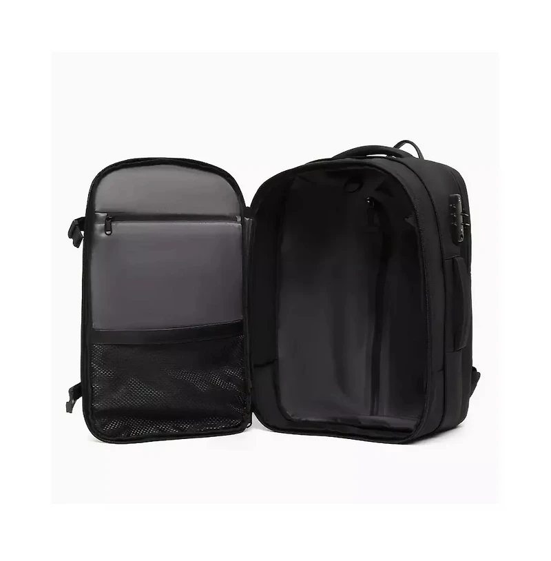 Lightweight Durable Polyester Travel Backpack - Compact Daypack with Adjustable Shoulder Straps,Vacation & Outdoor Trips - Black Backpack