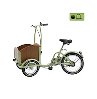 Artudatech Children/Lady Folding Pet Dog Tricycle Cart Reverse Three-wheel Bike