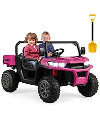Sugift 24V Ride On Kids Car with Dump Bed and Remote Control