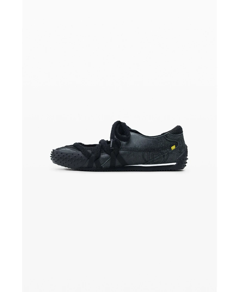 Desigual Women's Leather lace-up sneaker