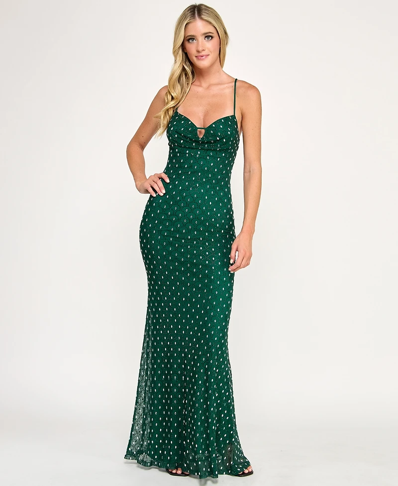 Seni and Cade Juniors' Cowl Back Dress