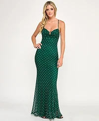 Seni and Cade Juniors' Cowl Back Dress