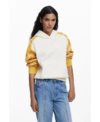 Desigual Women's Jacquard sleeve sweatshirt