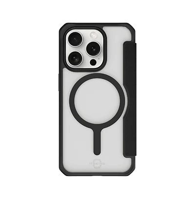 ITSkins Hybrid_R Folio MagSafe Case for Apple iPhone 15 Pro Max