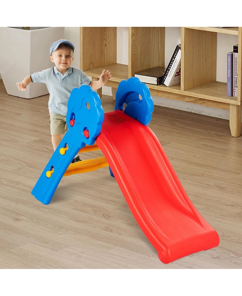 Sugift Indoor Outdoor Children Folding Up-down Slide