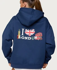 Edikted Women's Love London Oversized Hoodie