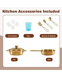 Sugift Toddler Pretend Play Kitchen for Boys and Girls 3-6 Years Old