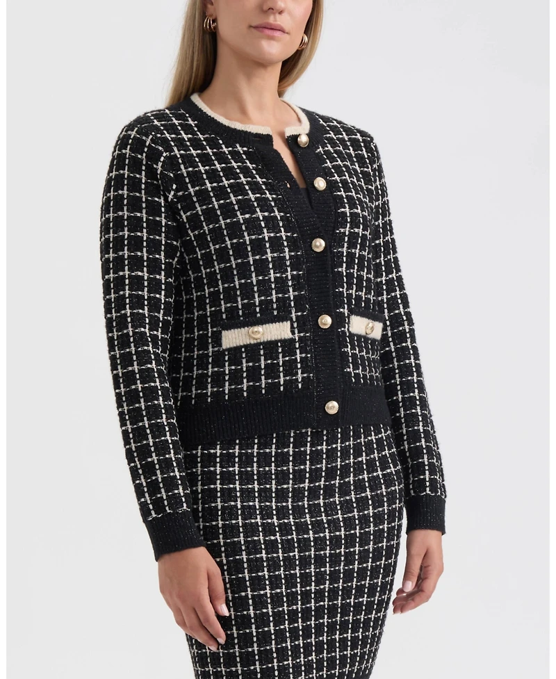 Ellen Tracy Women's Open Front Cardigan Sweater