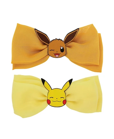 Pokemon Pikachu and Eevee Pair of 5.5-Inch Bestie Bows
