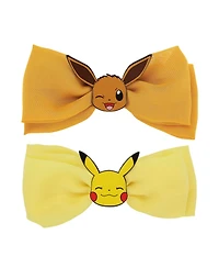 Pokemon Pikachu and Eevee Pair of 5.5-Inch Bestie Bows