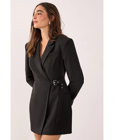 Nasty Gal Women's Shoulder Pad Blazer Dress