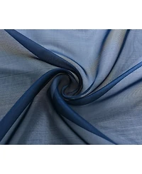 Designer Sheer Voile Rod Pocket Curtains For Small Windows