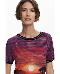 Desigual Women's Sunset knit T-shirt