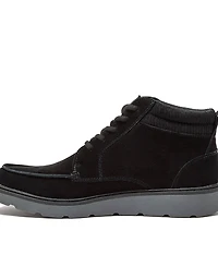 Lands' End Men's Moc Toe Flannel Lined Lace Up Boots