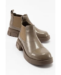 Prologue Shoes Cafune Patent Platform Boot (Women)