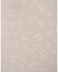Cable & Gauge Women's Tonal Cheetah Modal Drop Shoulder Top