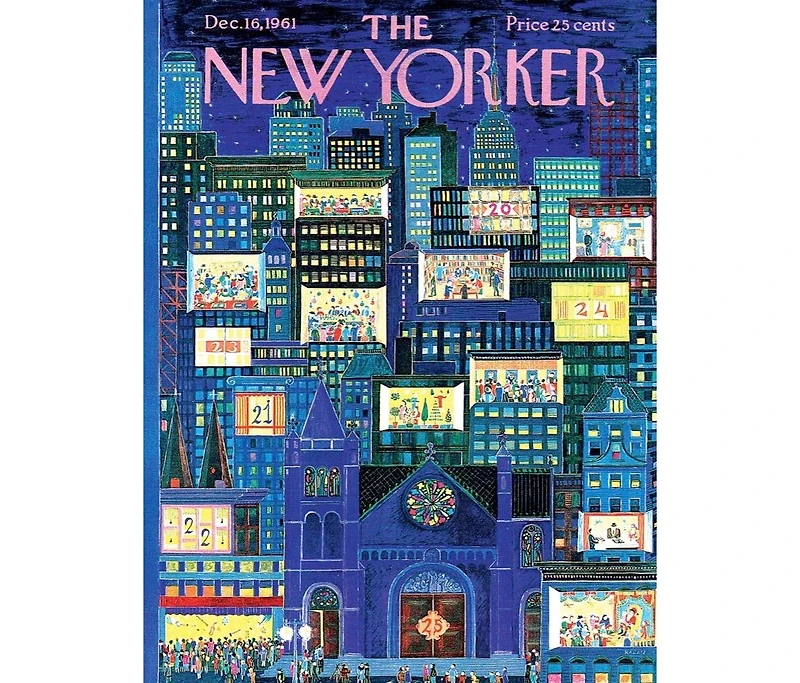 New York Puzzle Company City Advent Calendar 1000 Piece Puzzle