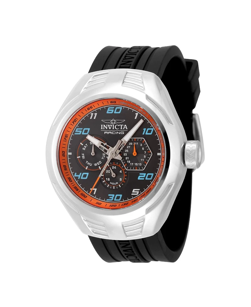 Invicta Men's 47725 Invicta Racing Quartz Chronograph Orange, Black Dial Watch