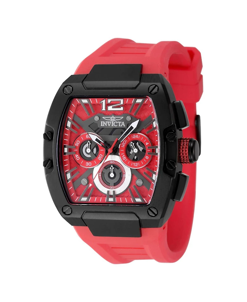 Invicta Men's 48473 Invicta Racing Quartz Chronograph Red Dial Watch