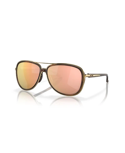 Oakley Women's Polarized Sunglasses, Split Time OO4129
