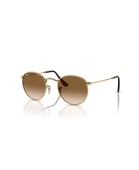 Ray-Ban Unisex Round Sunglasses, Metal RB3447