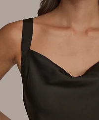 Donna Karan New York Women's Silk Cowl Neck Sleeveless Camisole Top