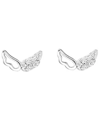 Macy's Cubic Zirconia Stud Earrings (0.12 ct. t.w.) in Sterling Silver