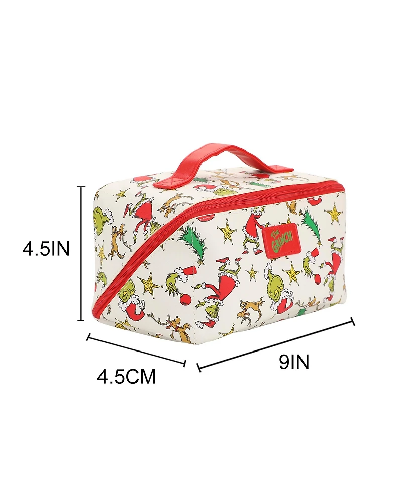The Grinch Holiday All-Over Print Women's Novelty Cosmetic Bag
