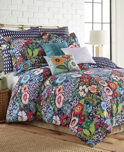 Levtex Home Night Garden Reversible 3-Pc. Duvet Cover Set
