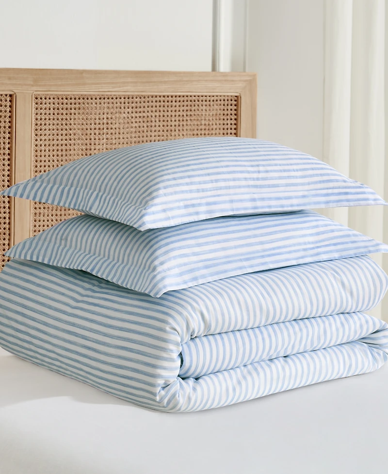 Levtex Home Martha Stripe Reversible -Pc. Duvet Cover Set