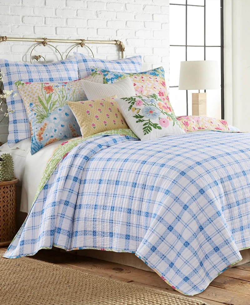 Levtex Home Blooming Hillside Reversible 3-Pc. Quilt Set, Full/Queen