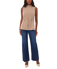 Vince Camuto Women's Mock Neck Sleeveless Top